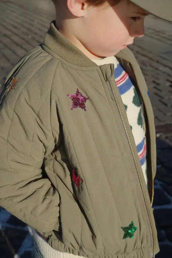 Konges Sløjd Otroška bomber jakna Konges Sløjd JUNO SEQUIN BOMBER JACKET