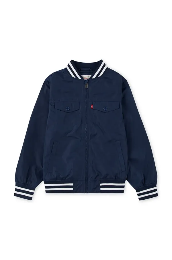 Levi's Otroška bomber jakna Levi's MESHED LINED BOMBER mornarsko modra barva, 8EM726