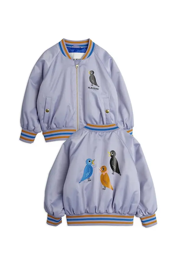 Mini Rodini Otroška bomber jakna Mini Rodini Birds