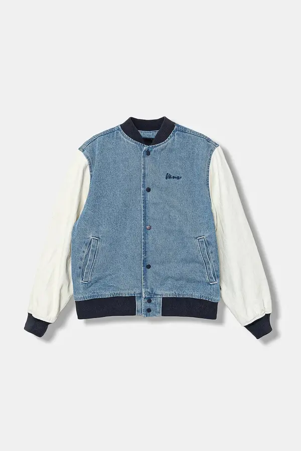 Vans Otroška bomber jakna Vans Denim Baseball Jacket