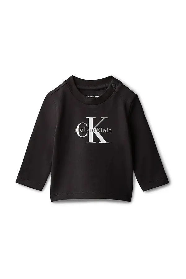 Calvin Klein Jeans Otroška dolga majica Calvin Klein Jeans
