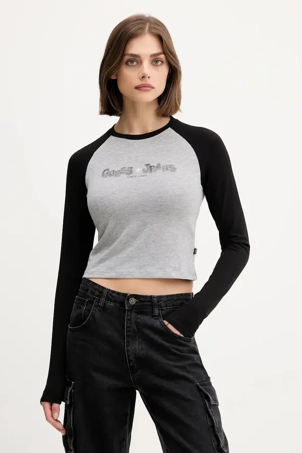 Guess Jeans Otroška dolga majica Guess Jeans