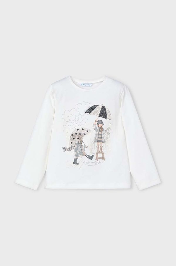 Mayoral Otroška dolga majica Mayoral mornarsko modra barva, 4067