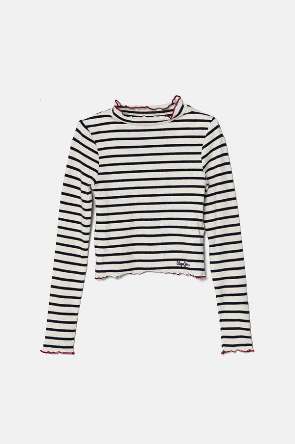 Pepe Jeans Otroška dolga majica Pepe Jeans TALLULAH mornarsko modra barva, PG503102