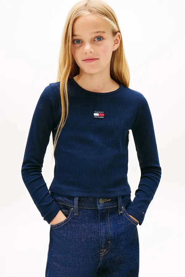 Tommy Hilfiger Otroška dolga majica Tommy Hilfiger