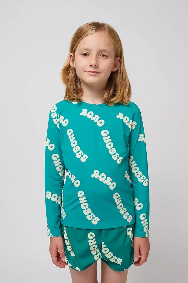 Bobo Choses Otroška dolga majica za kopanje Bobo Choses Wavy