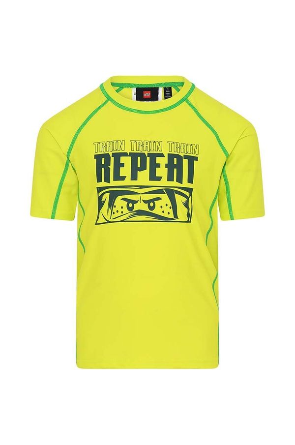 Lego Otroška dolga majica za kopanje Lego zelena barva