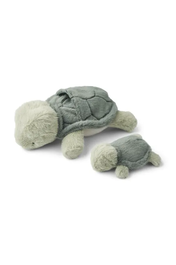 Liewood Otroška igrača iz plišastega materiala Liewood Berto & Baby Turtle Teddy 2-pack LW20026
