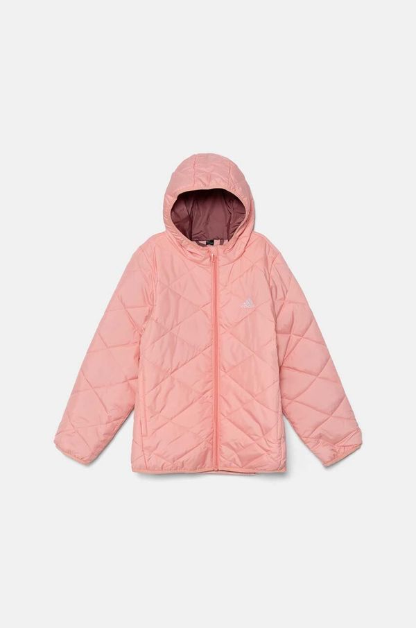 adidas Otroška jakna adidas J LT PADKT roza barva, JF4344
