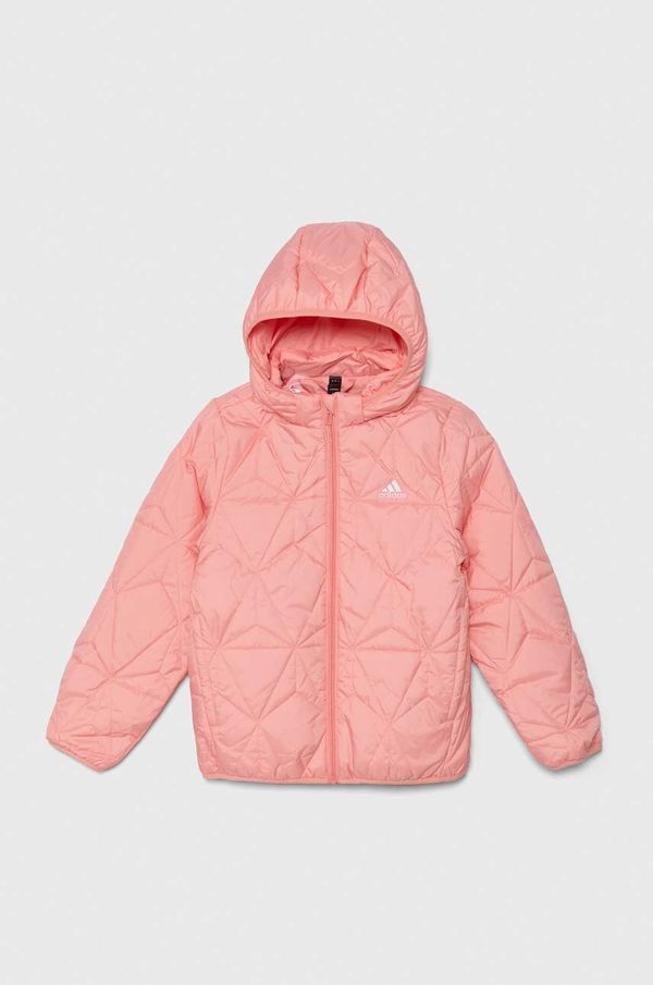 adidas Otroška jakna adidas LK LT PADKT roza barva, JF4345