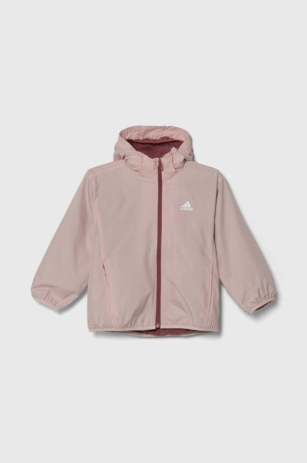adidas Otroška jakna adidas LK UTILITYKT roza barva, IW0549