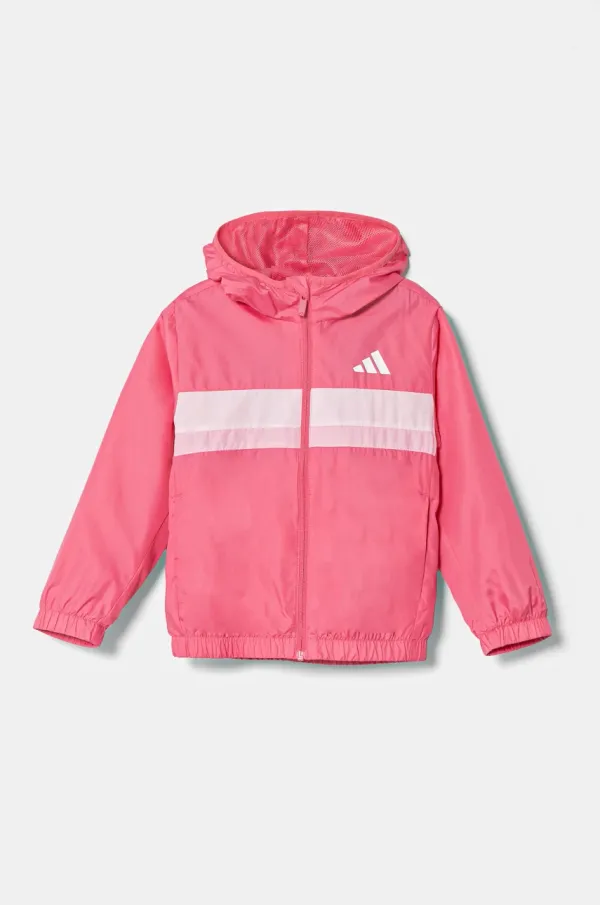 adidas Otroška jakna adidas roza barva, JD0023