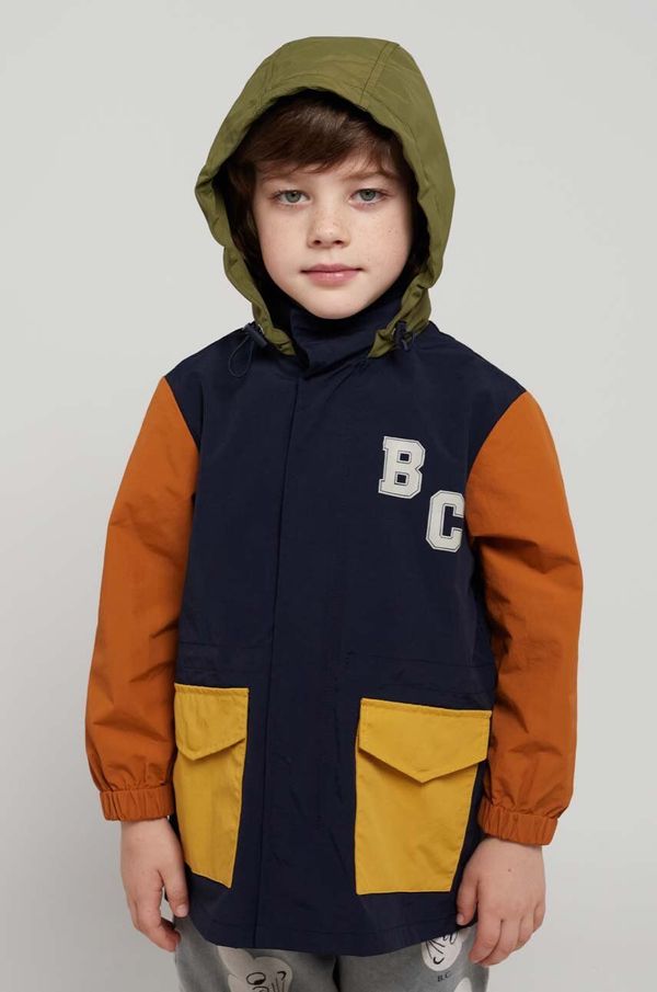 Bobo Choses Otroška jakna Bobo Choses mornarsko modra barva