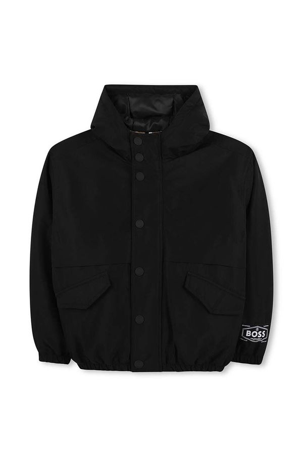BOSS Otroška jakna BOSS črna barva, J51233