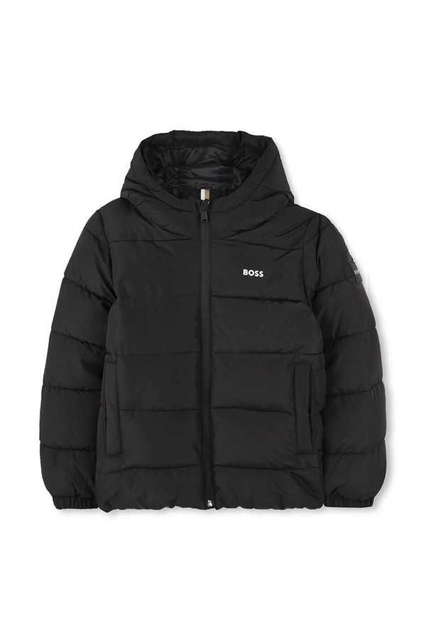 BOSS Otroška jakna BOSS črna barva, J51237