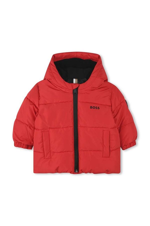 BOSS Otroška jakna BOSS rdeča barva, J51258
