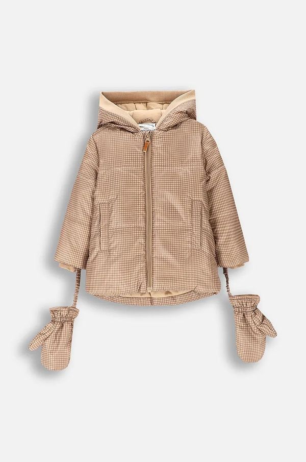 Coccodrillo Otroška jakna Coccodrillo rjava barva, OUTERWEAR BOY NEWBORN