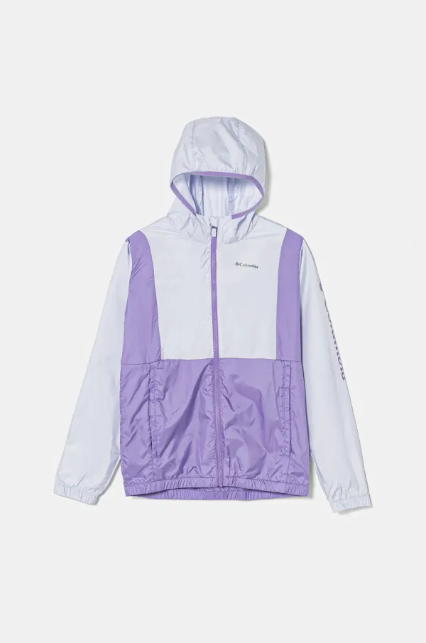 Columbia Otroška jakna Columbia Lily Basin vijolična barva, 2116001