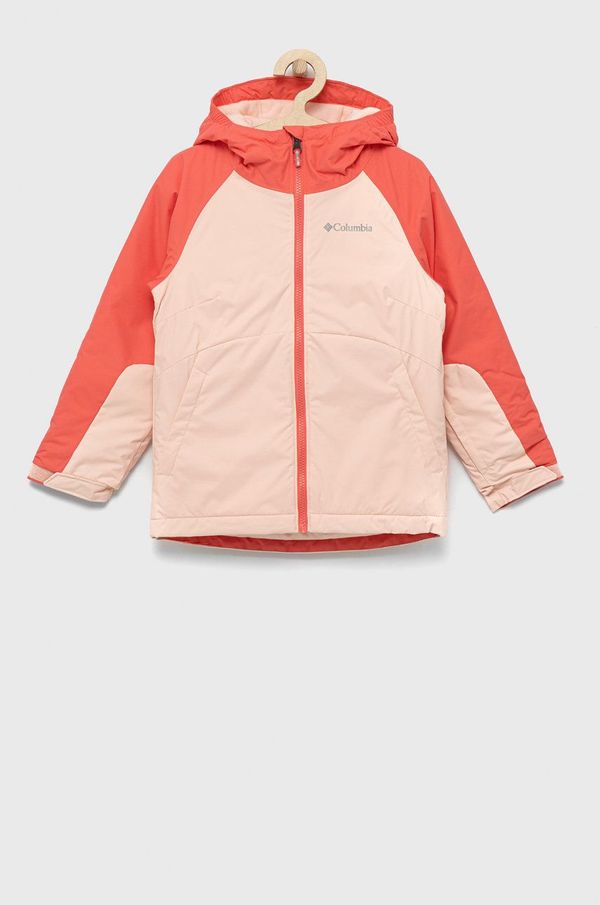 Columbia Otroška jakna Columbia roza barva