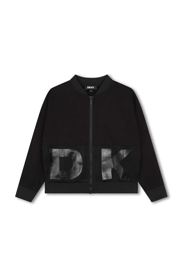 DKNY Otroška jakna Dkny črna barva, D60243