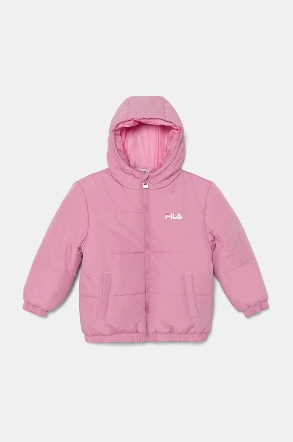 Fila Otroška jakna Fila LINNICH roza barva, FAK0371