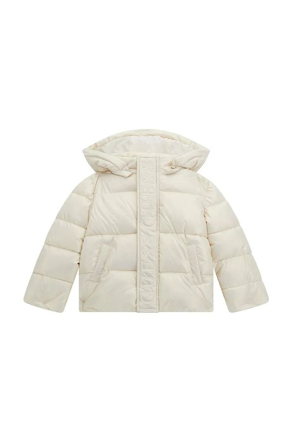 Guess Otroška jakna Guess bež barva, K4BL01 WGIW0