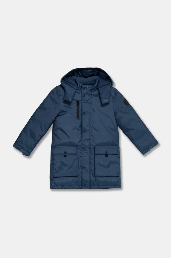 Guess Otroška jakna Guess mornarsko modra barva, N4BL15 WDH90