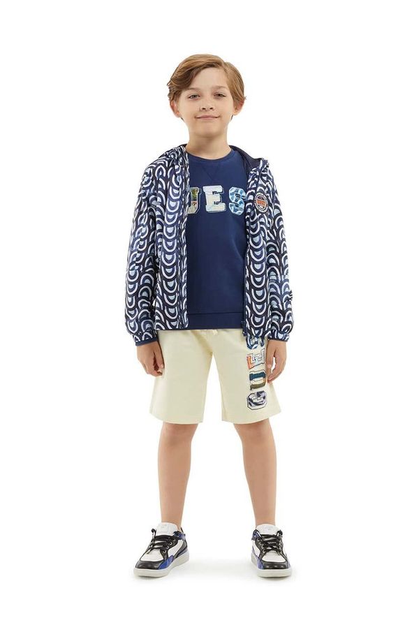 Guess Otroška jakna Guess mornarsko modra barva