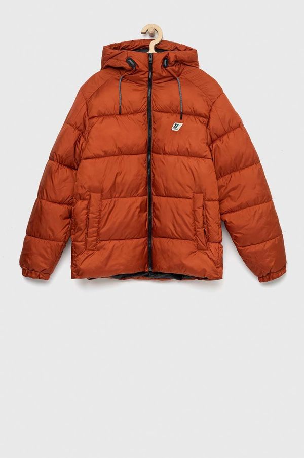 Jack & Jones Otroška jakna Jack & Jones oranžna barva