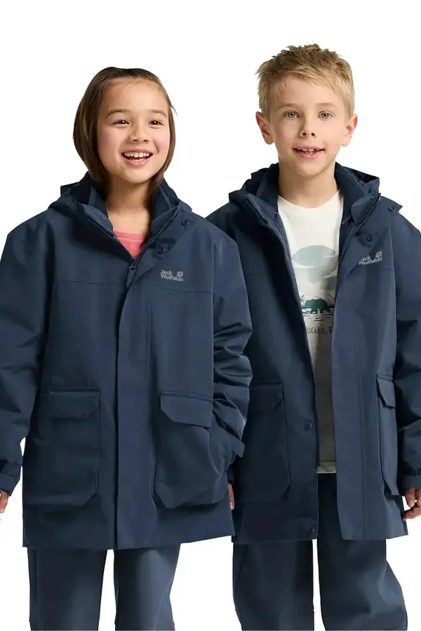 Jack Wolfskin Otroška jakna Jack Wolfskin 3IN1 CANVEY KIDS