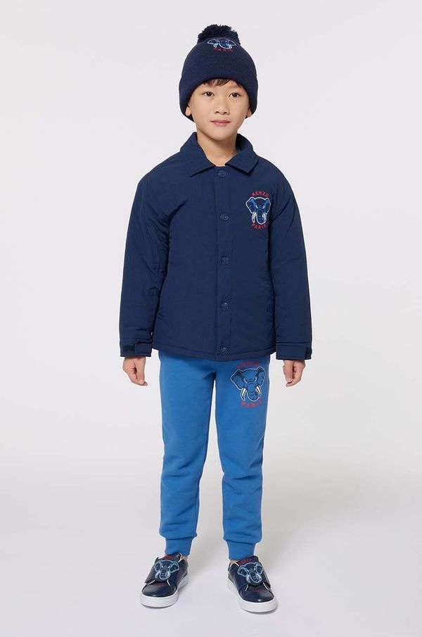 Kenzo kids Otroška jakna Kenzo Kids mornarsko modra barva, K60721