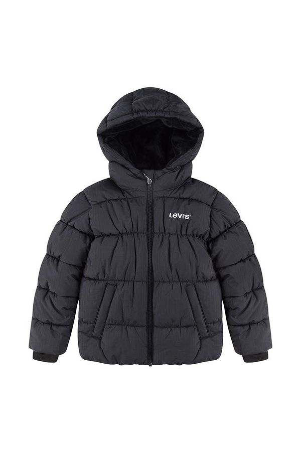 Levi's Otroška jakna Levi's črna barva