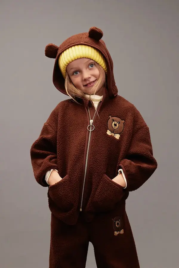 Mini Rodini Otroška jakna Mini Rodini Bear
