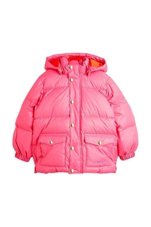 Mini Rodini Otroška jakna Mini Rodini roza barva, 2471011828