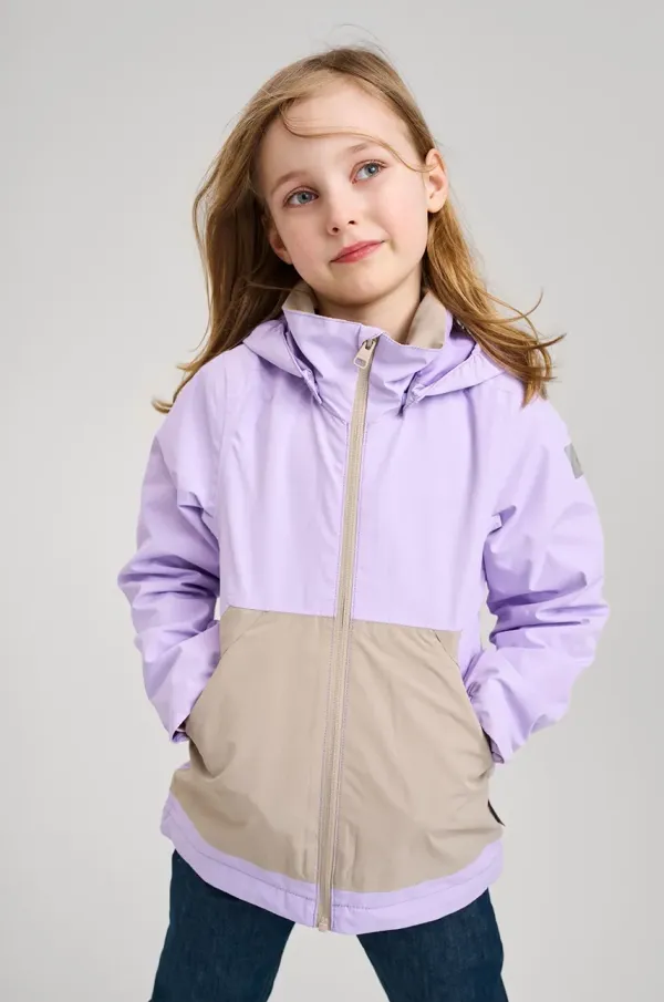 Reima Otroška jakna Reima Toivala vijolična barva, 5100374A