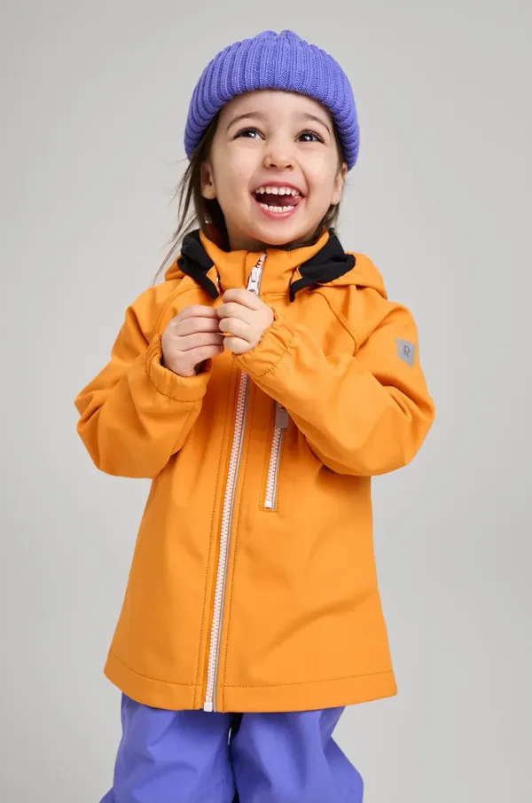 Reima Otroška jakna Reima Vantti oranžna barva, 5100009A