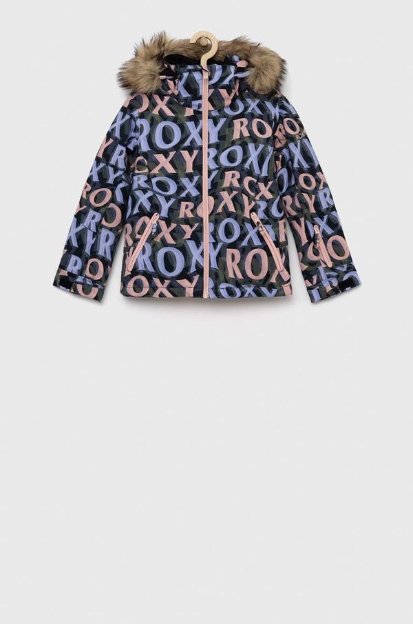 Roxy Otroška jakna Roxy črna barva