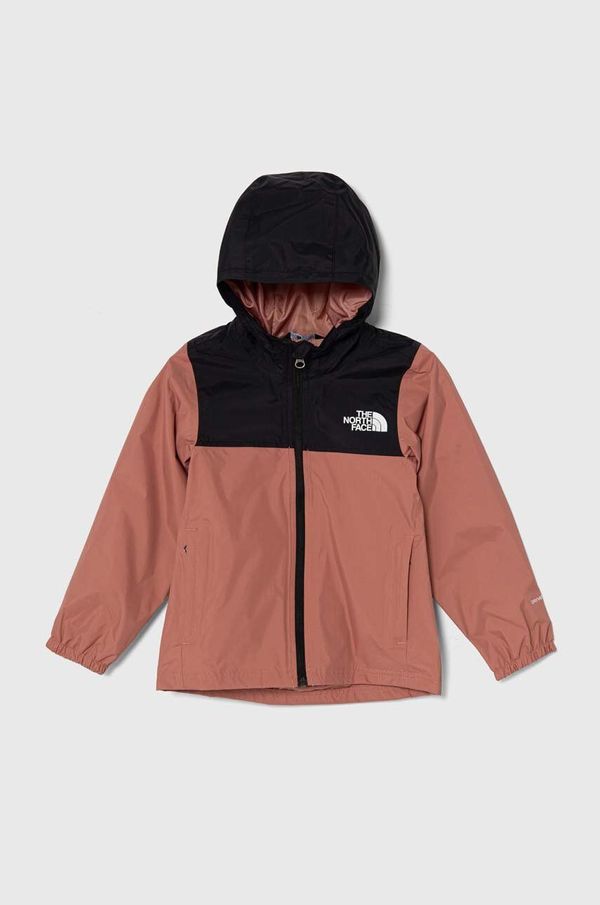 The North Face Otroška jakna The North Face RAINWEAR SHELL rjava barva