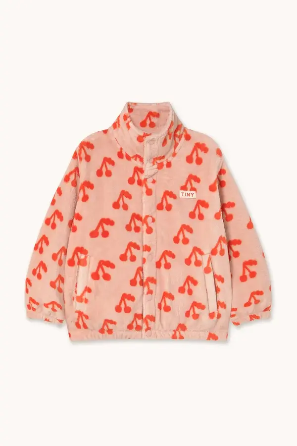 Tinycottons Otroška jakna Tinycottons CHERRIES POLAR JACKET