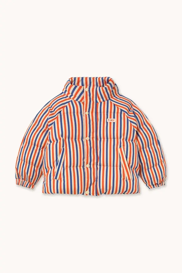 Tinycottons Otroška jakna Tinycottons STRIPES SHORT PADDED JACKET