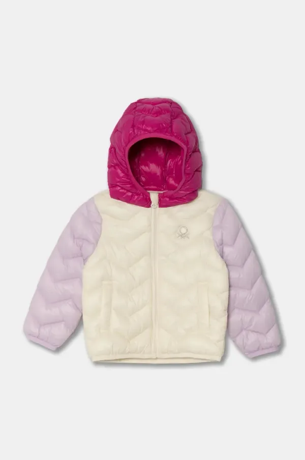 United Colors of Benetton Otroška jakna United Colors of Benetton bež barva, 21INGN02Z