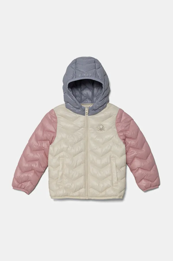 United Colors of Benetton Otroška jakna United Colors of Benetton bež barva, 21INGN02Z