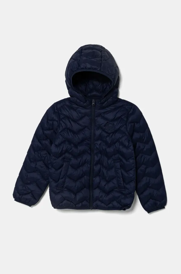 United Colors of Benetton Otroška jakna United Colors of Benetton mornarsko modra barva, 2TWDCN04V