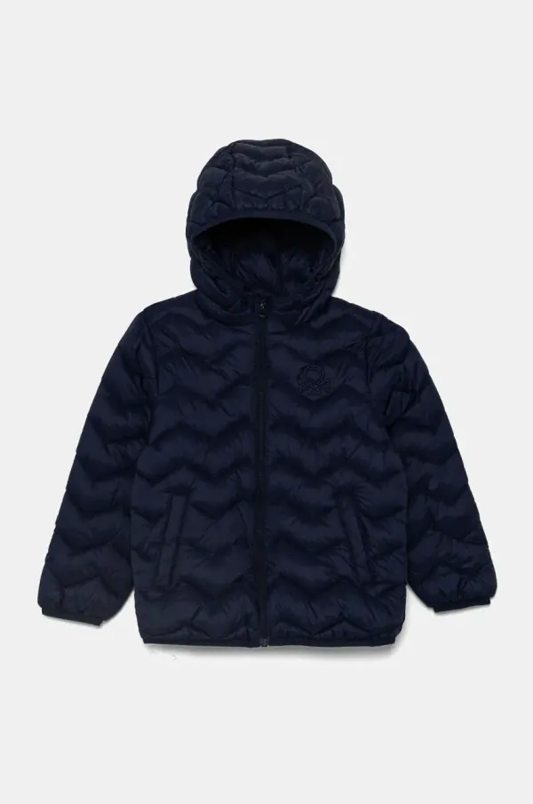 United Colors of Benetton Otroška jakna United Colors of Benetton mornarsko modra barva, 2TWDGN02V