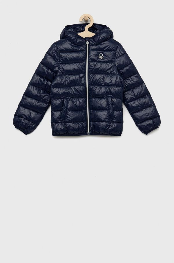 United Colors of Benetton Otroška jakna United Colors of Benetton mornarsko modra barva
