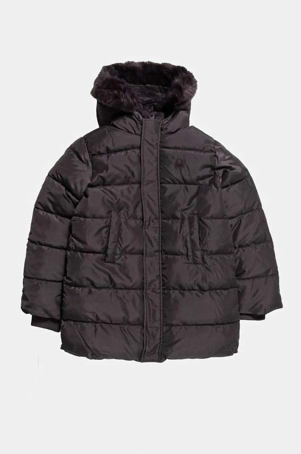 United Colors of Benetton Otroška jakna United Colors of Benetton siva barva, 2SVKCN05V