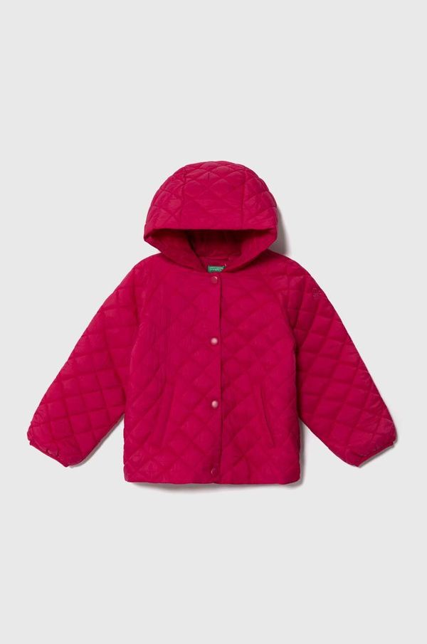 United Colors of Benetton Otroška jakna United Colors of Benetton vijolična barva