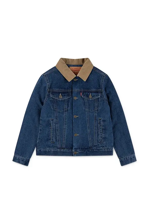 Levi's Otroška jeans jakna Levi's QUILTED LINED TRUCKER