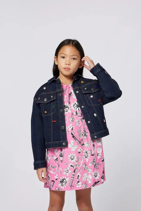 Marc Jacobs Otroška jeans jakna Marc Jacobs