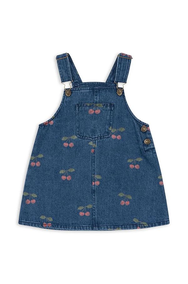 Konges Sløjd Otroška jeans obleka Konges Sløjd MAGOT OVERALL DRESS GOTS KS102041
